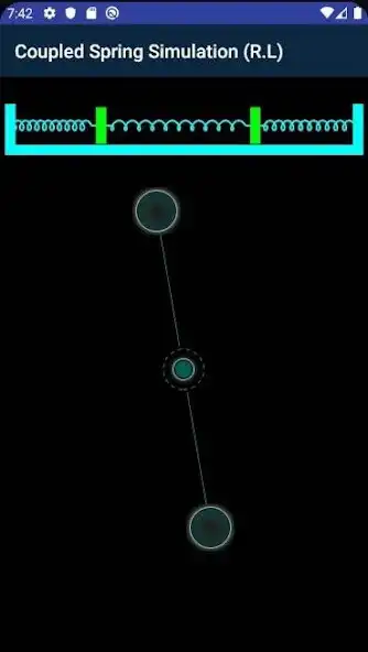 Play Coupled Spring Simulation as an online game Coupled Spring Simulation with UptoPlay