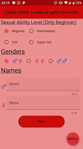 Play Couple Game: a sensual game for lovers as an online game Couple Game: a sensual game for lovers with UptoPlay