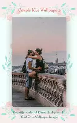 Play couple kiss wallpaper