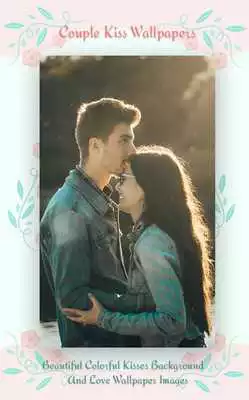 Play couple kiss wallpaper