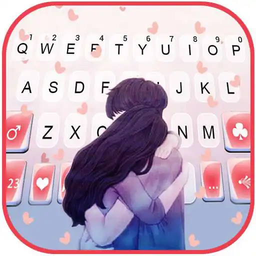 Play Couple Love Hug Keyboard Background APK