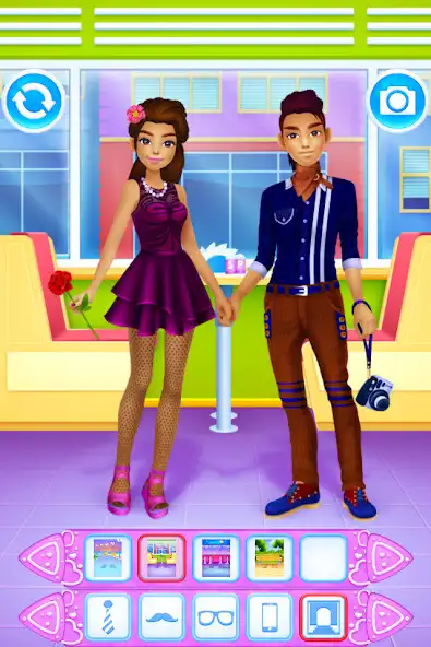 Play Couples Dress Up - Girls Games as an online game Couples Dress Up - Girls Games with UptoPlay