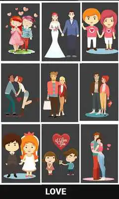 Play Couple stickers