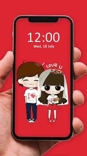 Play Couple Wallpaper Cartoon as an online game Couple Wallpaper Cartoon with UptoPlay