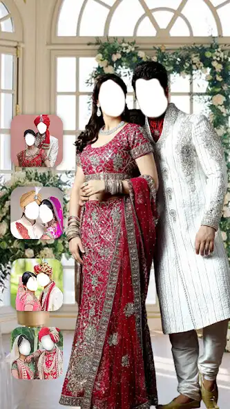 Play Couple Wedding Dress Editor as an online game Couple Wedding Dress Editor with UptoPlay