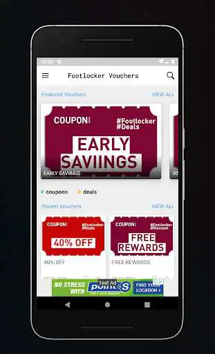 Play Coupons for Footlocker promo codes by Coupon Apps  and enjoy Coupons for Footlocker promo codes by Coupon Apps with UptoPlay