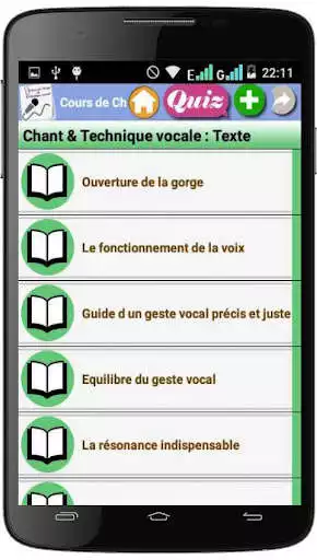Play Cours de Chant et de Technique vocale  and enjoy Cours de Chant et de Technique vocale with UptoPlay
