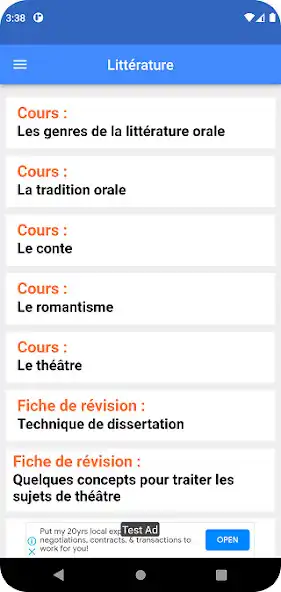 Play Cours de Littérature  and enjoy Cours de Littérature with UptoPlay
