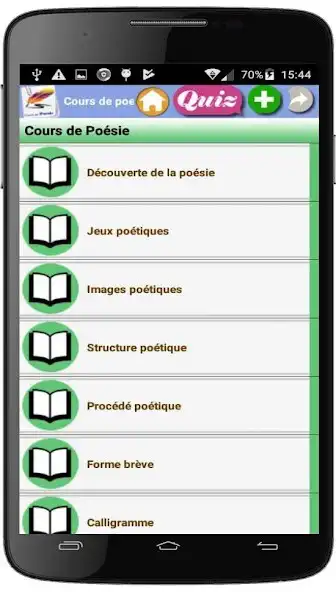 Play Cours de Poésie  and enjoy Cours de Poésie with UptoPlay