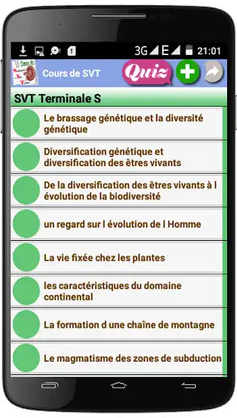 Play Cours de SVT  and enjoy Cours de SVT with UptoPlay