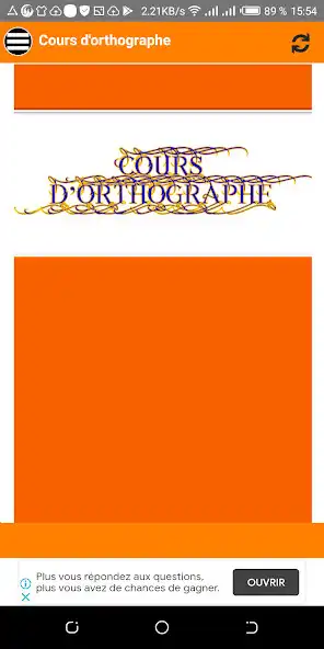 Play Cours dOrthographes  and enjoy Cours dOrthographes with UptoPlay