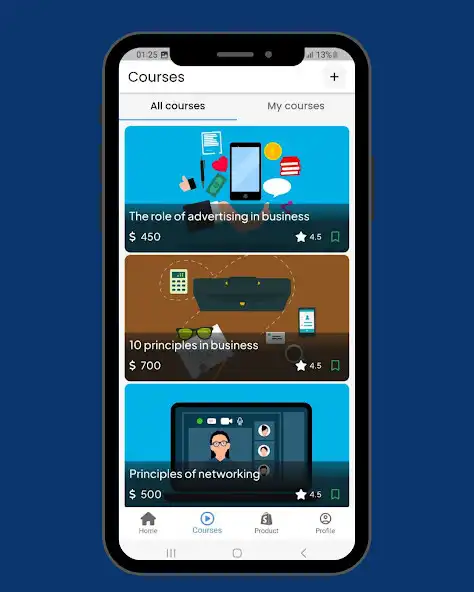 Play Courses App as an online game Courses App with UptoPlay
