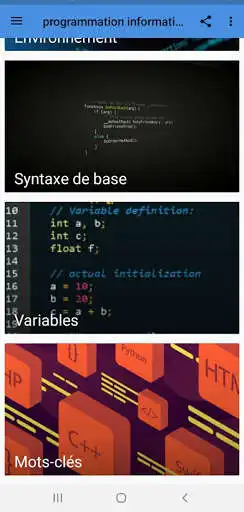 Play Cours Programmation Informatique  and enjoy Cours Programmation Informatique with UptoPlay