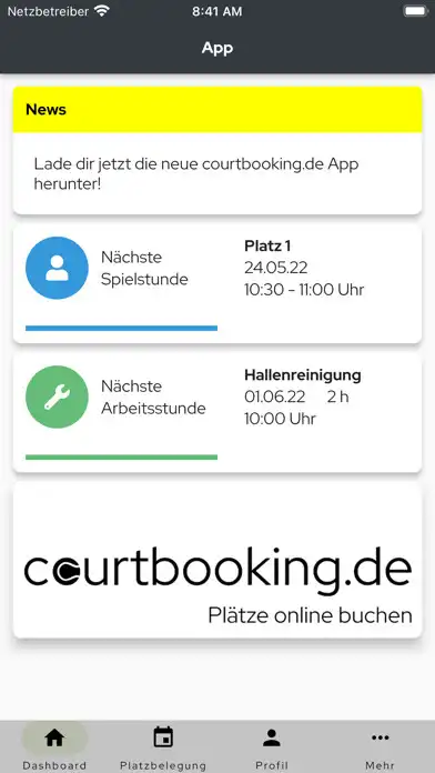 Play courtbooking.de as an online game courtbooking.de with UptoPlay