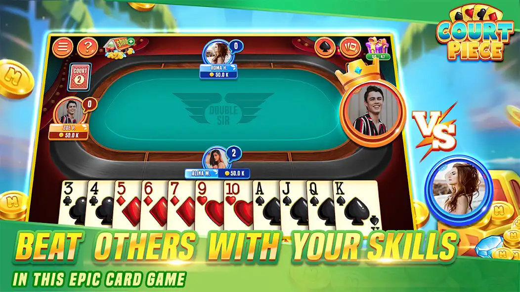 Play Court Piece as an online game Court Piece with UptoPlay