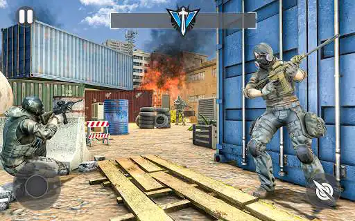 Play Cover Fire Shooter 3D: Offline Sniper Shooting  and enjoy Cover Fire Shooter 3D: Offline Sniper Shooting with UptoPlay