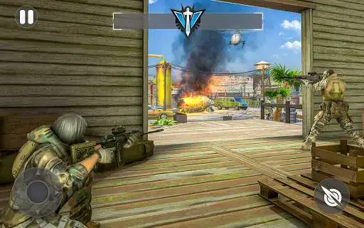 Play Cover Fire Shooter 3D: Offline Sniper Shooting as an online game Cover Fire Shooter 3D: Offline Sniper Shooting with UptoPlay