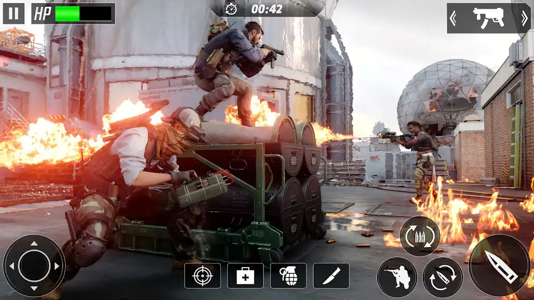 Play Cover Shooter Fire Gun Games as an online game Cover Shooter Fire Gun Games with UptoPlay