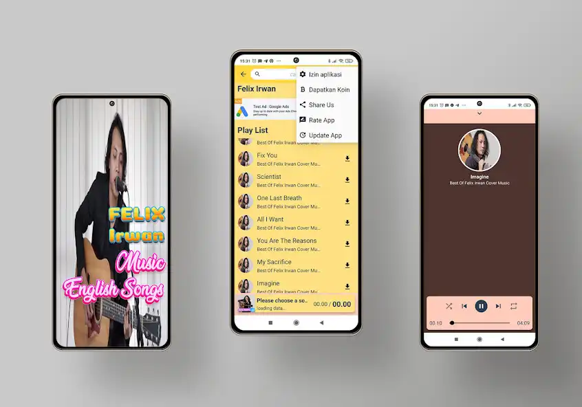 Play Cover Songs Of Felix Irwan as an online game Cover Songs Of Felix Irwan with UptoPlay