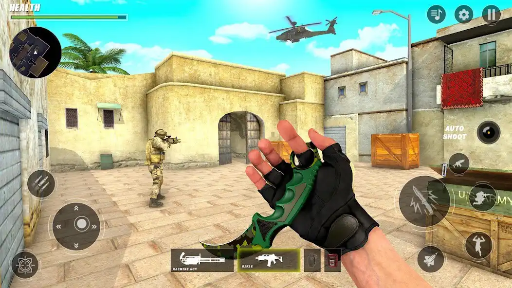 Play Cover Strike: Modern Gun Games as an online game Cover Strike: Modern Gun Games with UptoPlay