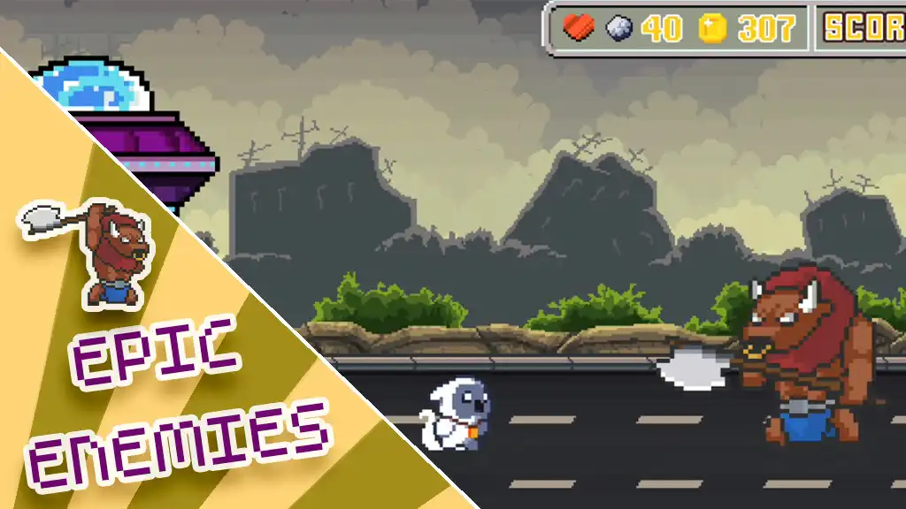 Play Cowardly Heroes: Running Game  and enjoy Cowardly Heroes: Running Game with UptoPlay