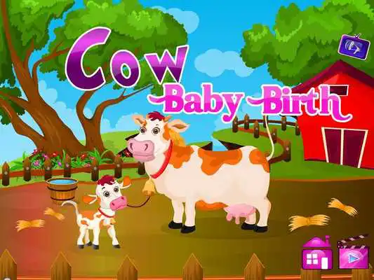 Play Cow Baby Birth