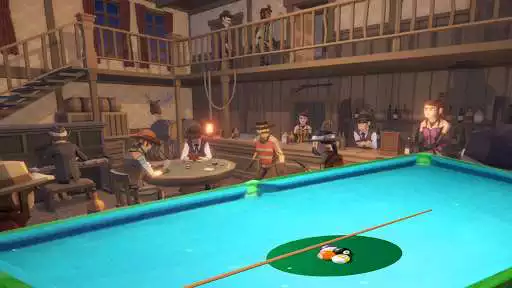 Play CowBoy 3d Snooker - 8ball , 9ball , pool as an online game CowBoy 3d Snooker - 8ball , 9ball , pool with UptoPlay