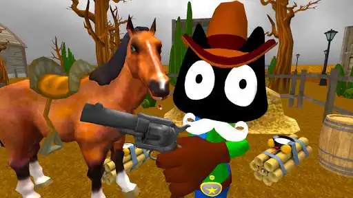 Play Cowboy Cat Neighbor Escape  and enjoy Cowboy Cat Neighbor Escape with UptoPlay