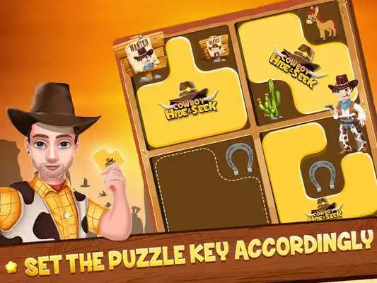 Play Cowboy Hide and Seek : Brain Training Puzzle Game Play Cowboy Hide and Seek : Brain Training Puzzle Game