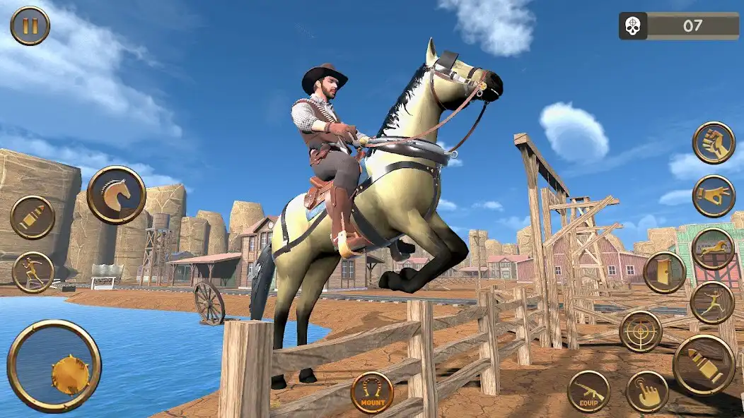 Play Cowboy Horse Riding Horse Race  and enjoy Cowboy Horse Riding Horse Race with UptoPlay