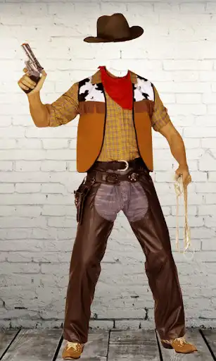 Play Cowboy Photo Editor as an online game Cowboy Photo Editor with UptoPlay