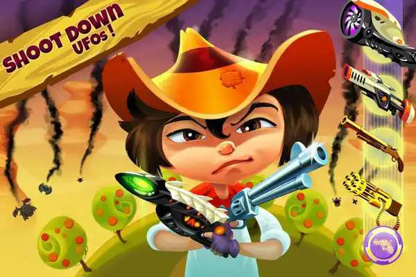Play Cowboys vs UFO: Alien shooter
