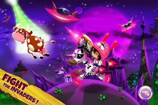 Play Cowboys vs UFO: Alien shooter