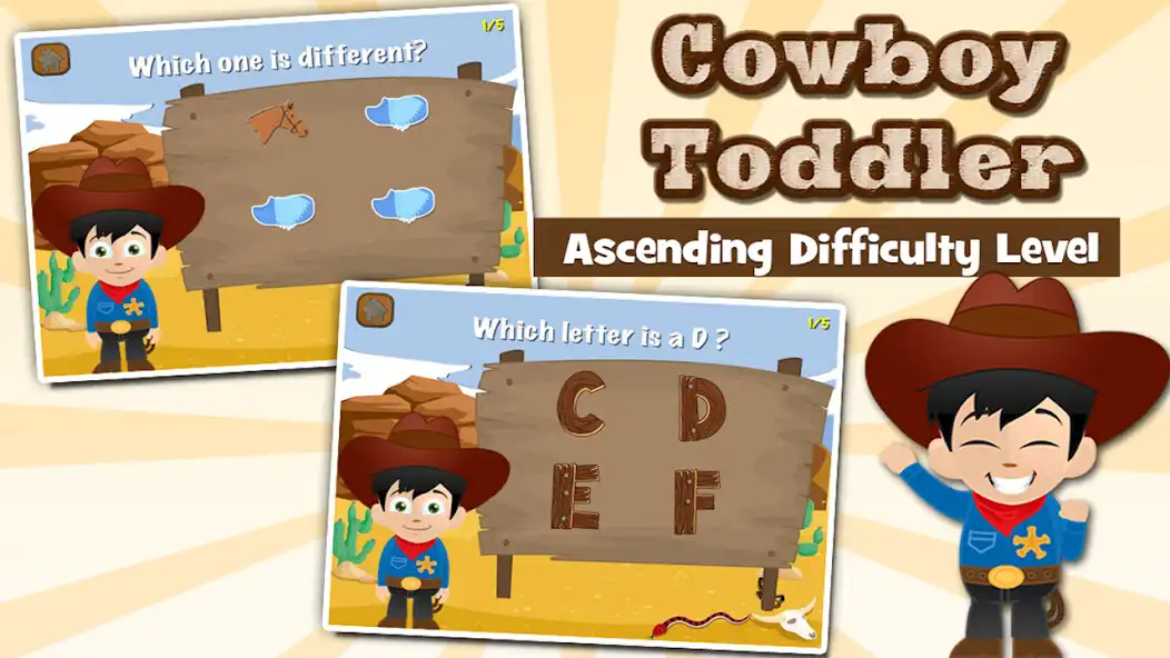 Play Cowboy Toddler Kids Games Full  and enjoy Cowboy Toddler Kids Games Full with UptoPlay