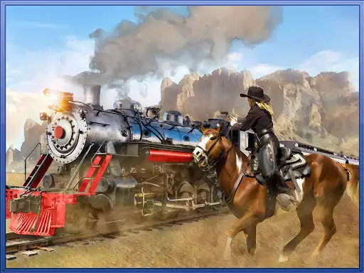 Play Cowboy Train racing adventure
