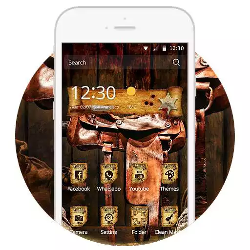 Run free android online Cowboy Wanted Theme APK