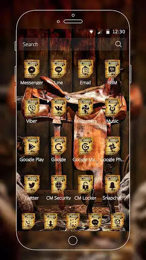 Play APK Cowboy Wanted Theme  and enjoy Cowboy Wanted Theme with UptoPlay com.launcher.theme.t203980224