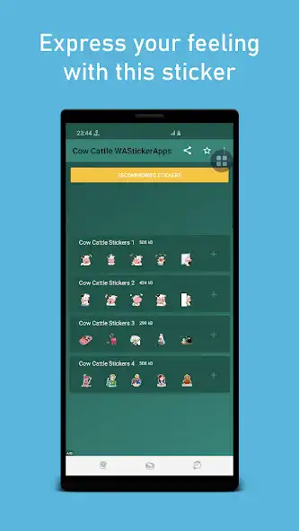 Play Cow Stickers WAStickerApps  and enjoy Cow Stickers WAStickerApps with UptoPlay
