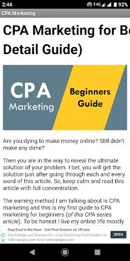 Play CPA Marketing Basics  and enjoy CPA Marketing Basics with UptoPlay