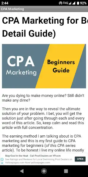 Play CPA Marketing Ultimate Guide  and enjoy CPA Marketing Ultimate Guide with UptoPlay