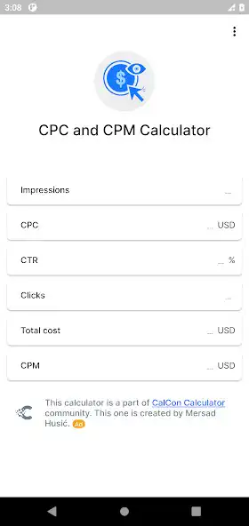 Play CPC and CPM Calculator  and enjoy CPC and CPM Calculator with UptoPlay