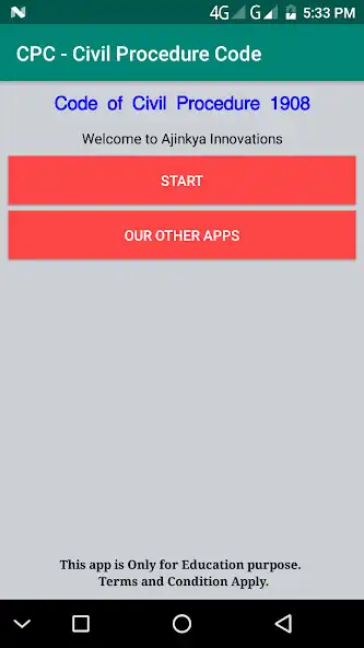 Play CPC - Civil Procedure Code  and enjoy CPC - Civil Procedure Code with UptoPlay