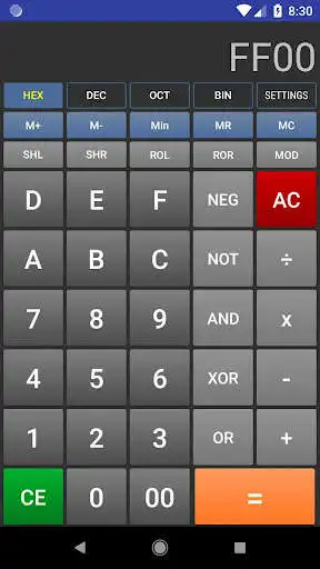 Play CP Hex Calculator  and enjoy CP Hex Calculator with UptoPlay
