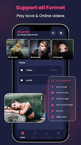 Play CPlayer - HD Video Player as an online game CPlayer - HD Video Player with UptoPlay