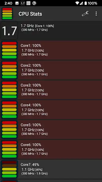 Play CPU Stats as an online game CPU Stats with UptoPlay