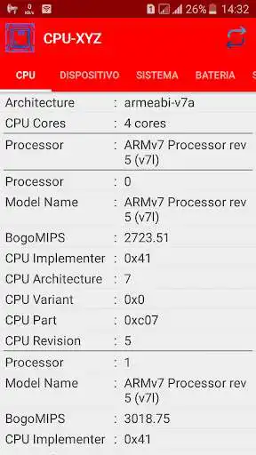 Play CPU XYZ - Informacion del hardware celular  and enjoy CPU XYZ - Informacion del hardware celular with UptoPlay