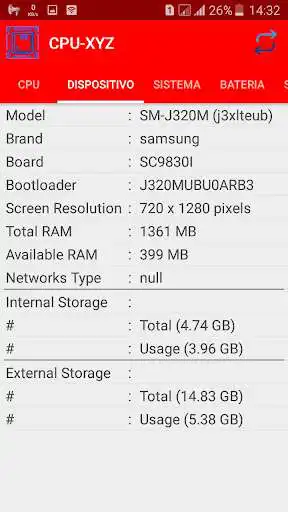 Play CPU XYZ - Informacion del hardware celular as an online game CPU XYZ - Informacion del hardware celular with UptoPlay