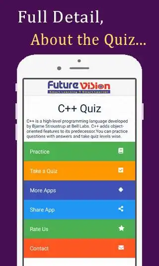 Play C++ Quiz - 1000+ MCQs questions with Ans  quiz as an online game C++ Quiz - 1000+ MCQs questions with Ans  quiz with UptoPlay