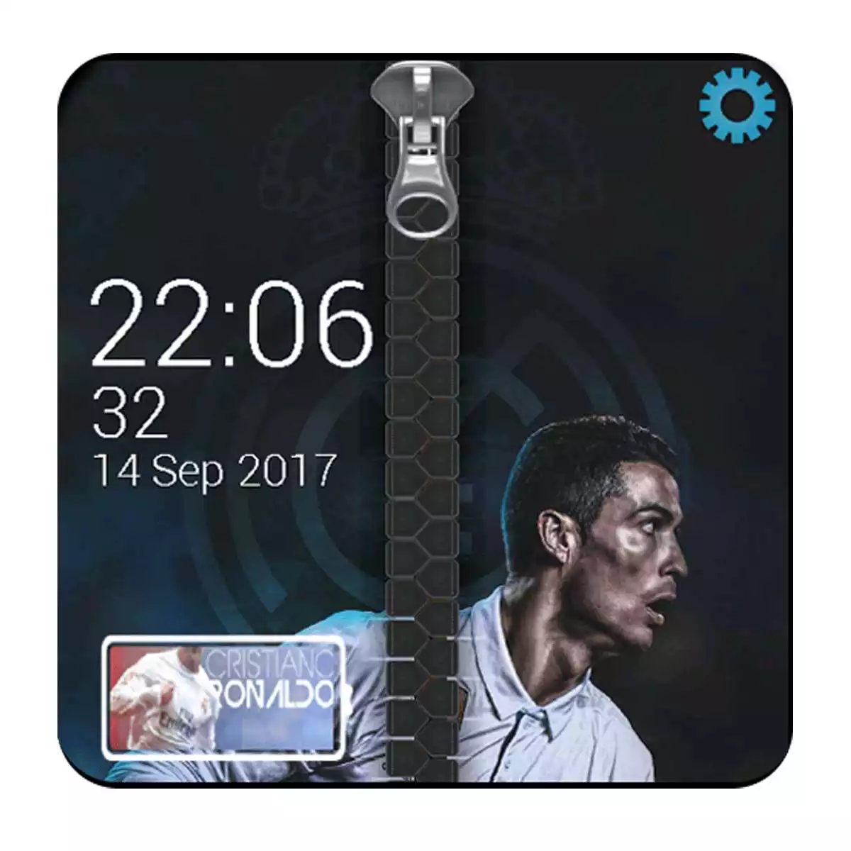Free play online CR7 zipper lock screen APK Free play online CR7 zipper lock screen APK