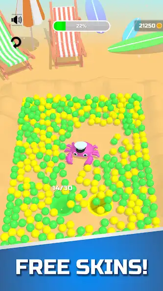 Play Crab Balls as an online game Crab Balls with UptoPlay